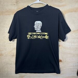 BRAIN DEAD HIDDEN TECH T SHIRT BLACK STREETWEAR HIPHOP CINEMA FILM SIZE SMALL